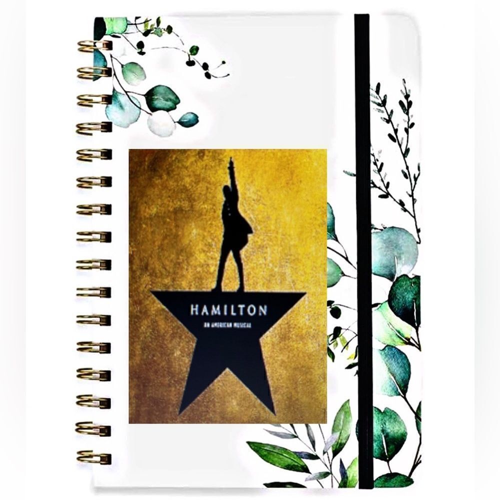 *30off3* NWT.Hamilton Journal/Notebook. Gift for‎ Her/Him. Back to school gift.